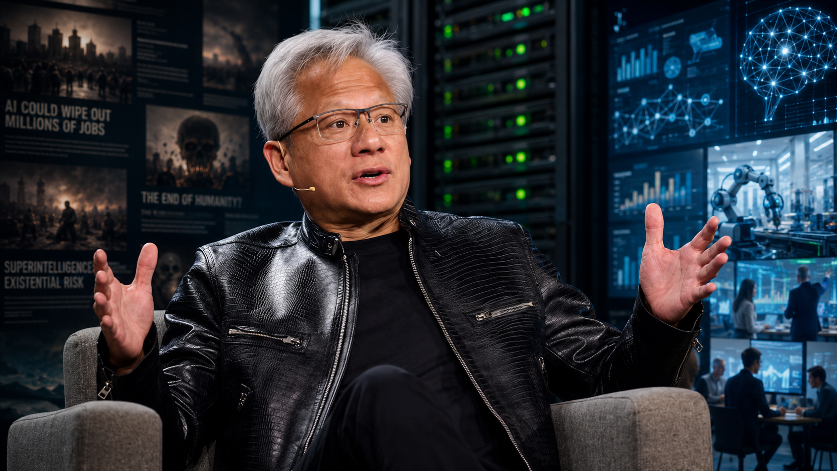 CEO da NVIDIA perdeu a paciência com o discurso sobre IA: “É um absurdo completo”