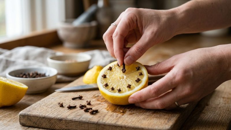 Colocar cravos-da-índia espetados na casca de uma metade de limão no centro da fruteira: para que serve e por que você deve fazer isso para espantar aquelas moscas miúdas de frutas