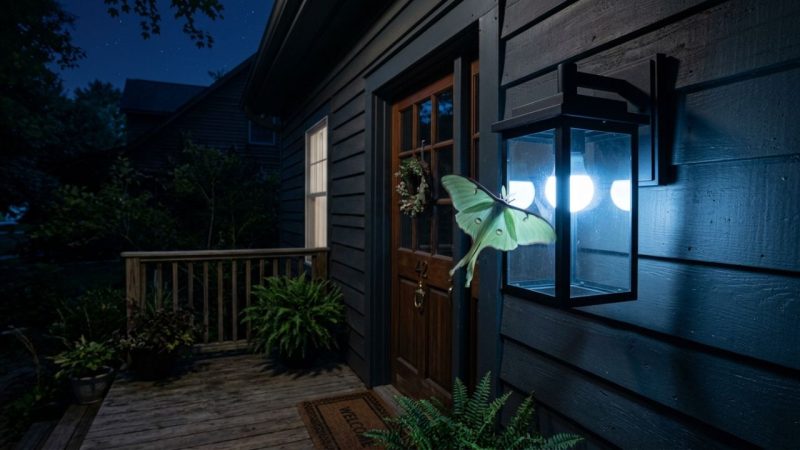 Como iluminar a varanda e o que ela precisa para não atrair insetos voadores?
