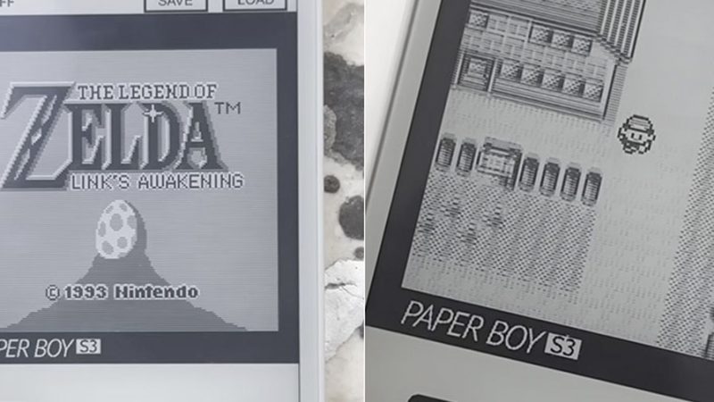 Ele usou um microcontrolador de IoT para fazer um portátil com tela E-Ink rodar jogos
