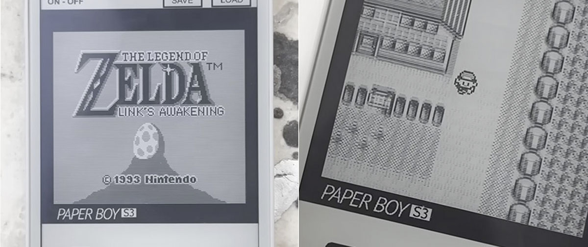 Ele usou um microcontrolador de IoT para fazer um portátil com tela E-Ink rodar jogos