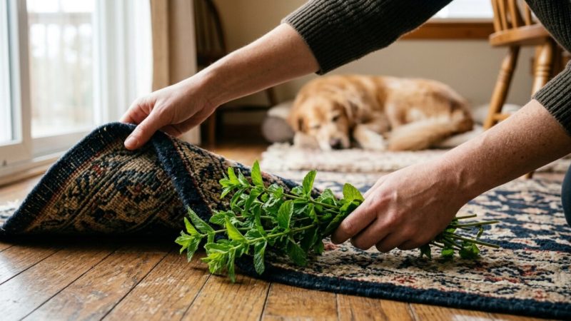 Enquanto perfuma o sofá, esta planta está expulsando os parasitas que atacam seu cachorro