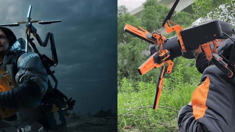 Esse fã de Death Stranding construiu o Odradek e fez o equipamento funcionar de verdade