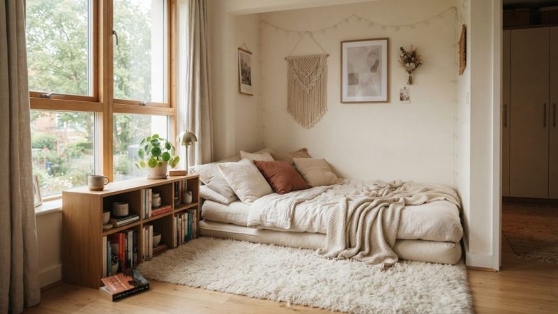 Falta de espaço para relaxar com livros? Entenda como planejar um espaço de leitura prático e confortável