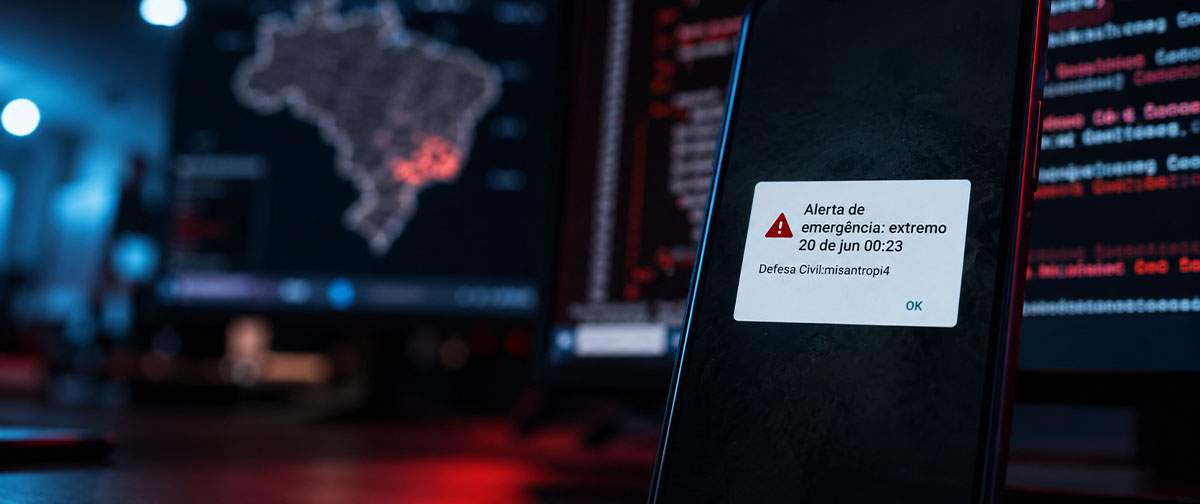 Hacker que enviou alerta falso da Defesa Civil aprendeu a usar o sistema em curso oficial do governo