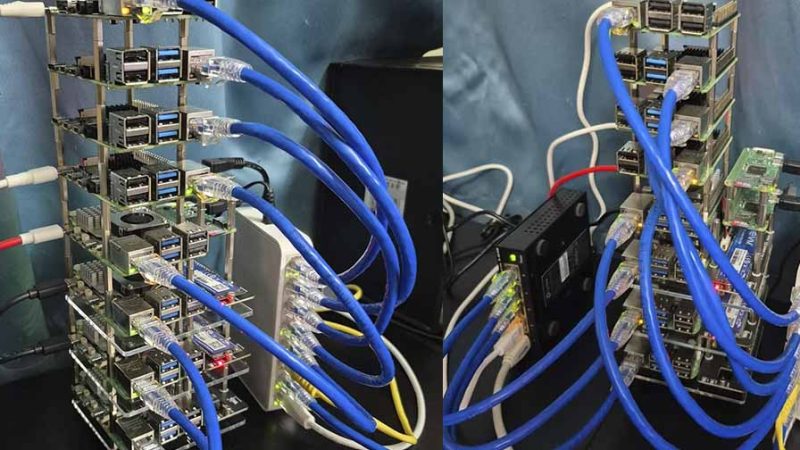 Homem monta servidor doméstico com 10 Raspberry Pi após adiar compra de um PC