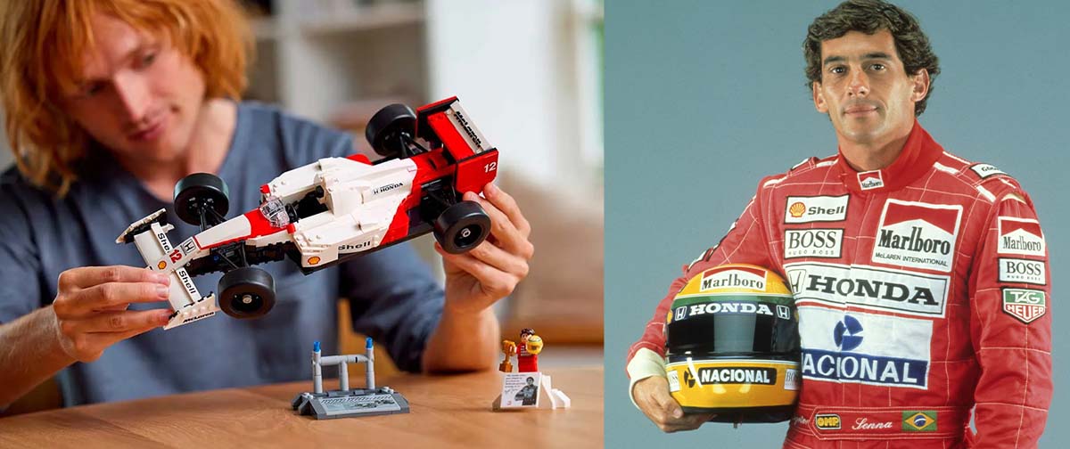 LEGO da lendária McLaren de Ayrton Senna está com 50% de desconto na Amazon
