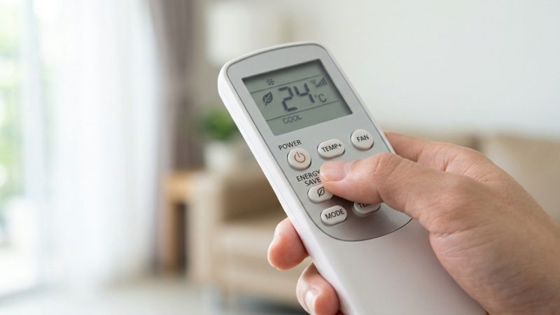 O ar-condicionado não deve ser operado na temperatura máxima para aquecer o quarto: esta é a configuração ideal para economizar na conta de luz