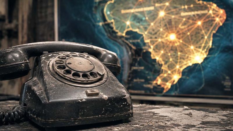 O telefone fixo virou relíquia, mas o Brasil ainda não consegue viver sem ele