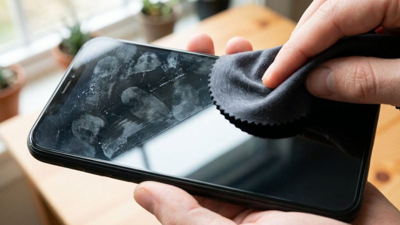 Pare de limpar o visor esfregando o celular na roupa: esse é o jeito certo de tirar a sujeira do dia a dia com movimentos suaves e sem estragar a tela