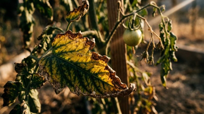 Seu tomate ficou amarelo e as folhas estão secas? Conheça a receitinha caseira que resolve seu problema
