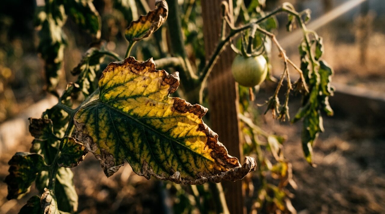 Seu tomate ficou amarelo e as folhas estão secas? Conheça a receitinha caseira que resolve seu problema