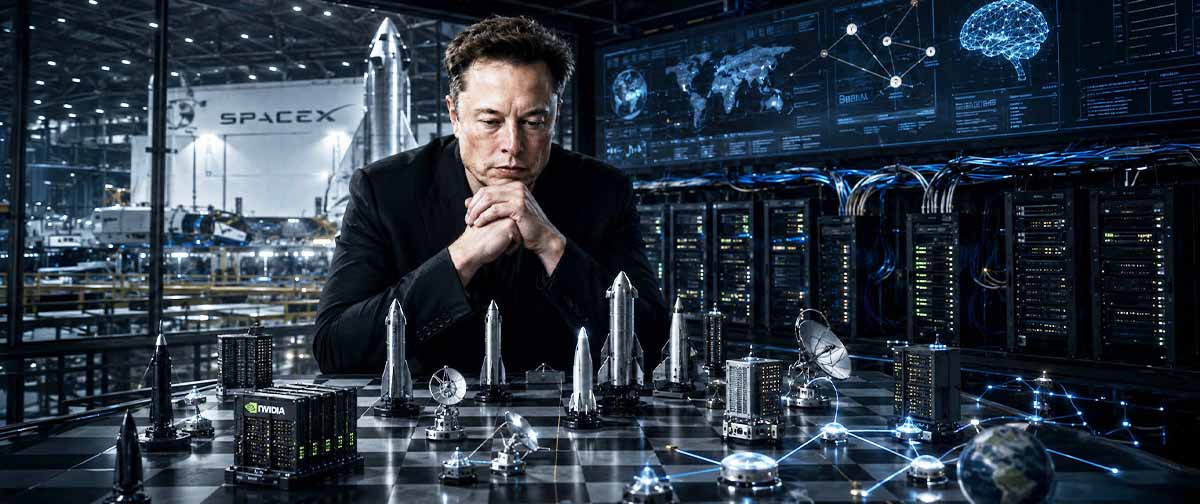 SpaceX não quer mais ser apenas uma empresa espacial, ela quer construir a infraestrutura da IA