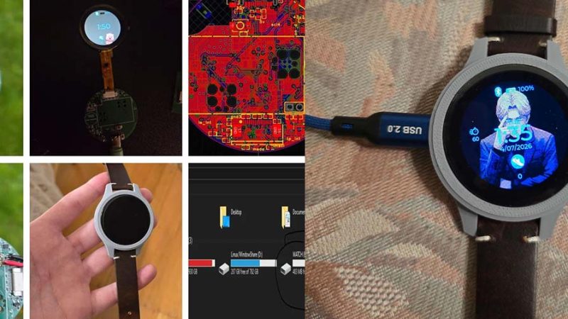 Um estudante passou um ano criando um smartwatch diferente de tudo que Apple e Samsung vendem